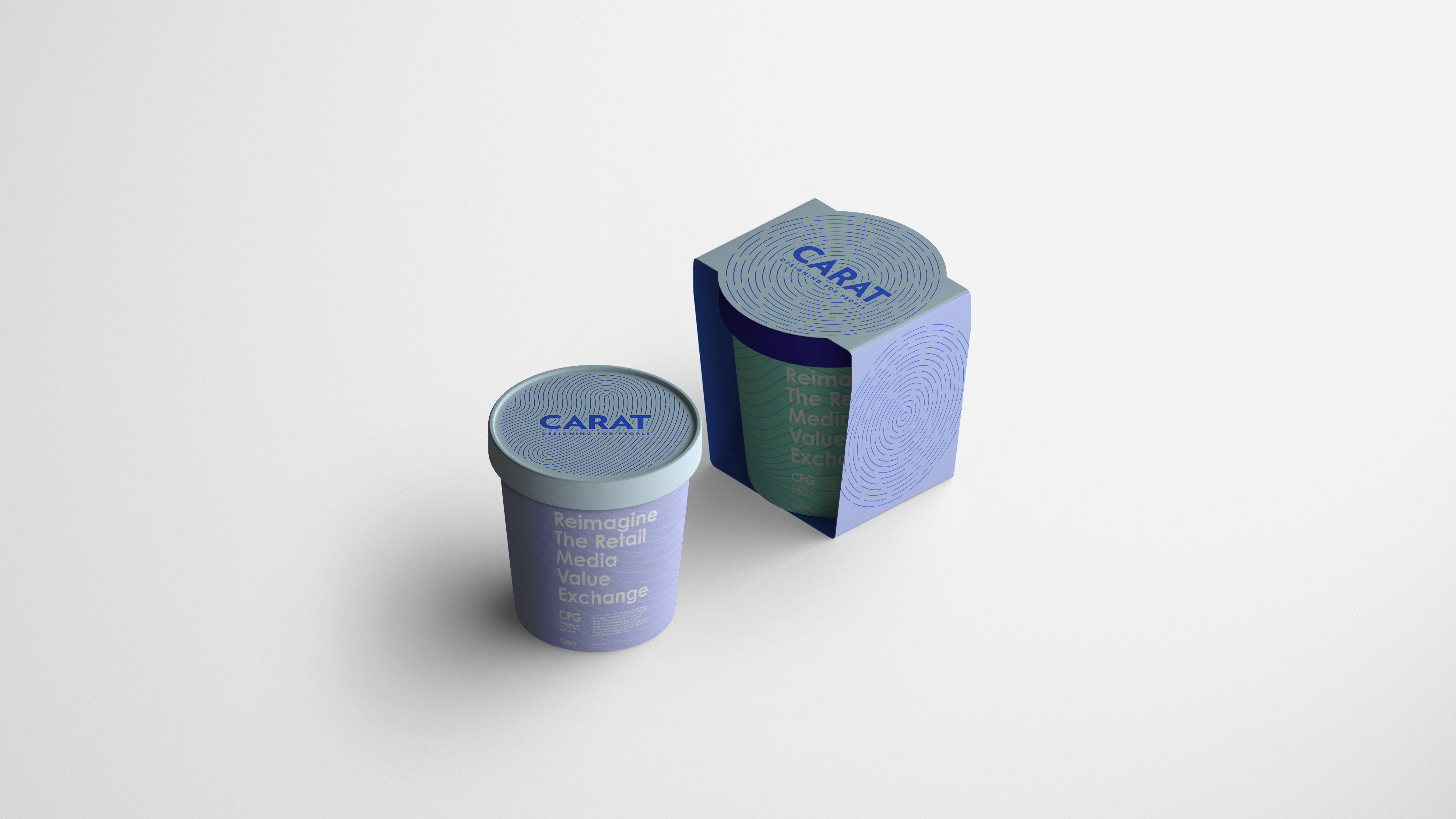 The Image of two tubs with Carat 2025 branding on it